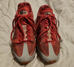 Nike Red and Gray Sneakers